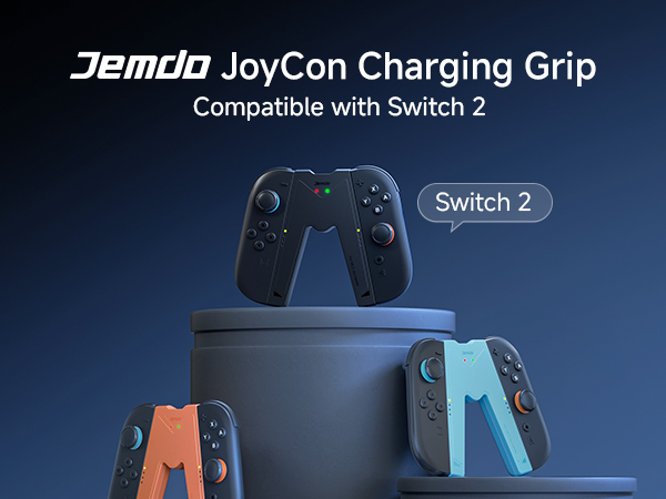 JEMDO Magnetic JoyCon Charger Grip