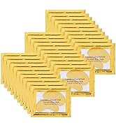 NIYET 30 Pairs Under Eye Collagen Patches, Gold Moisturizing Under Eye Mask, Under Eye Gel Pads f...