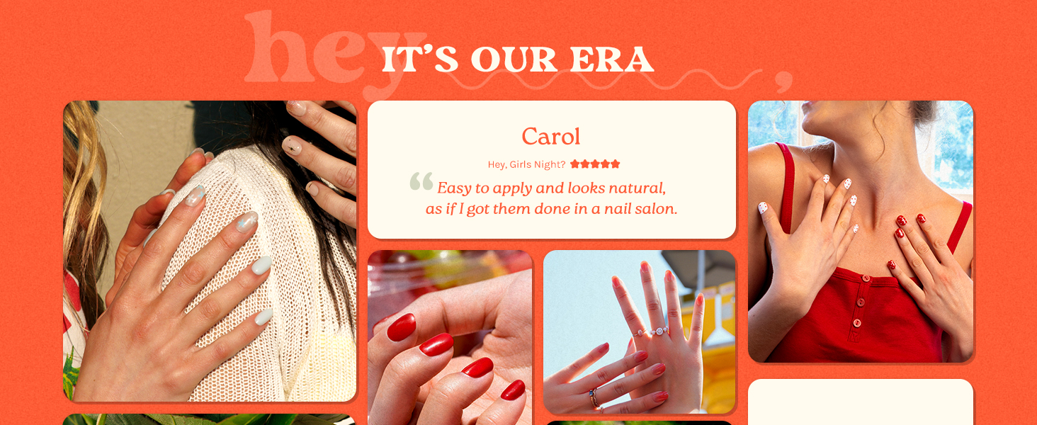 pink nail wraps