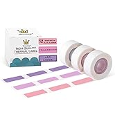 D30 Label Maker Tape - Compatible with Memoking/Phomemo D30 Label Printer Machine, 12x30mm Waterp...