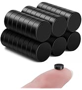 SMARTAKE 45 Pcs Refrigerator Magnets, 6x2mm Small Round Fridge Magnets, Multi-Use Premium Neodymi...