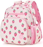 mibasies Toddler Backpacks for Girls 2-4: Little Kid Bookbag for Preschool Prek Daycare Strawberr...