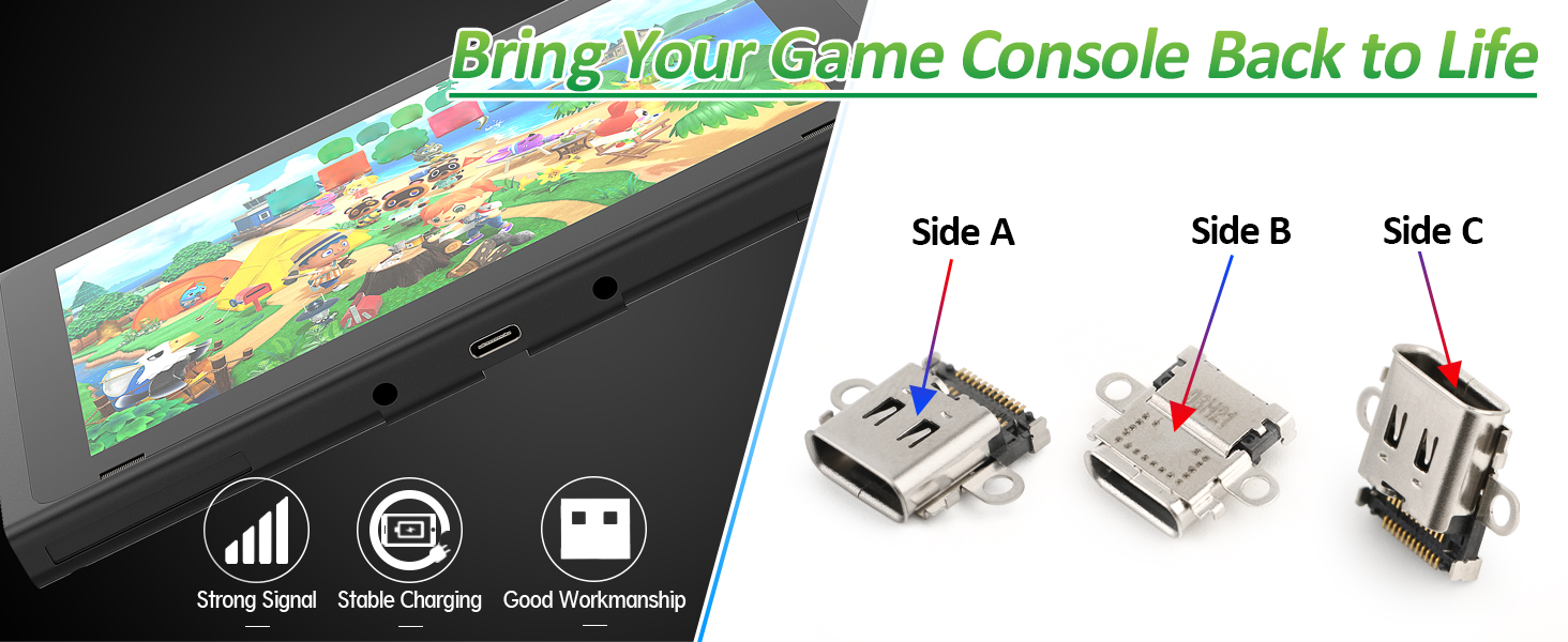 for Nintendo Switch Charging Port Replacement