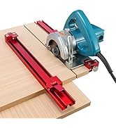 RUITOOL Adjustable Cutting Machine Base Guide for 13³/8" (340mm) Saw Base, Aluminum Alloy Circula...