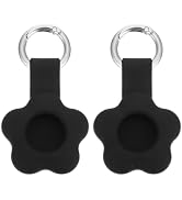 Mikikit 2pcs Silicone Case Keychain Compatible for Tracking Devices Easy to Attach and Remove