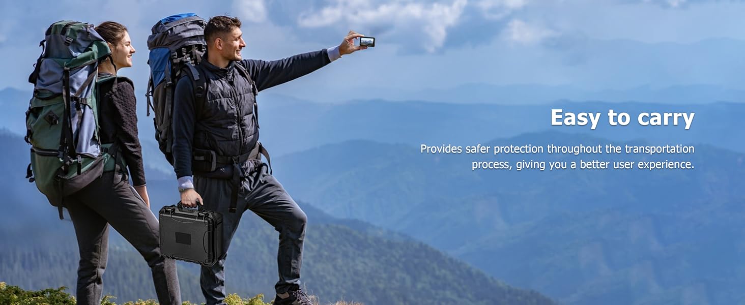 Osmo Action 5 Pro Hard waterproof Case tavel Bag for dji action 5 4 3 accessories