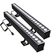 nanzgecc 2Pack 72W Outdoor Wall Washer Lights, 40 Inch 5000K Daylight White LED Wall Washer Light...