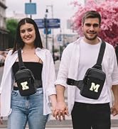 Mini Sling Bag for Men Crossbody,Small Chest Bag Casual Trendy Waterproof Lightweight