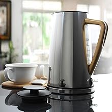 Chantal Cordless Oslo Electric Kettle, 1.8 Qt, Stainless Steel