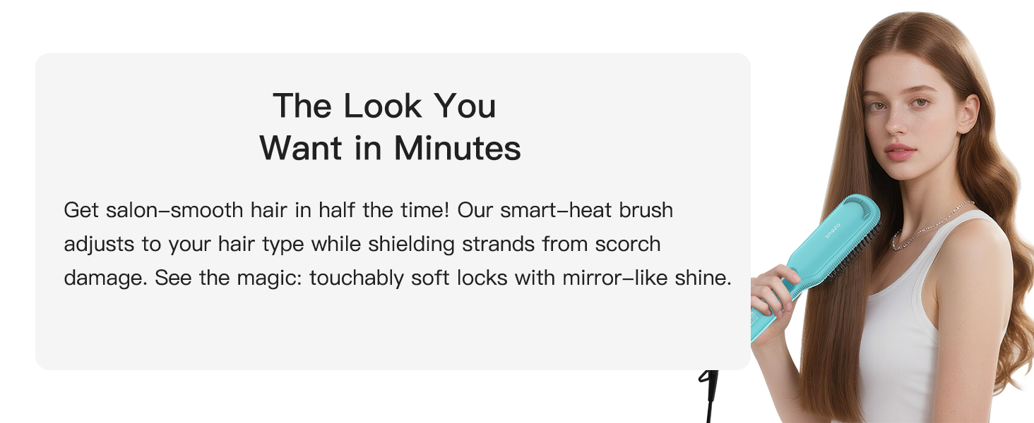 Hair Straightener Brush