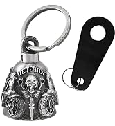 Motorcycle Bell for Bikers Women Men with Hanger, Biker Bell for Riders Riding Bell for Good Luck...