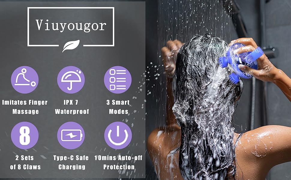 head massager scalp stress relax