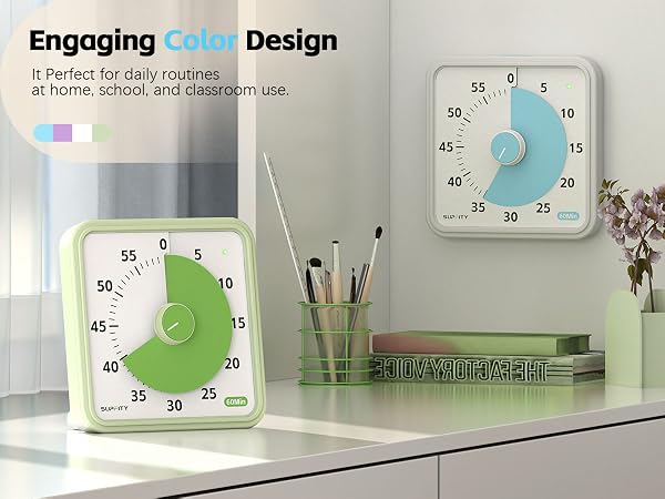 Large visual timer for classroom