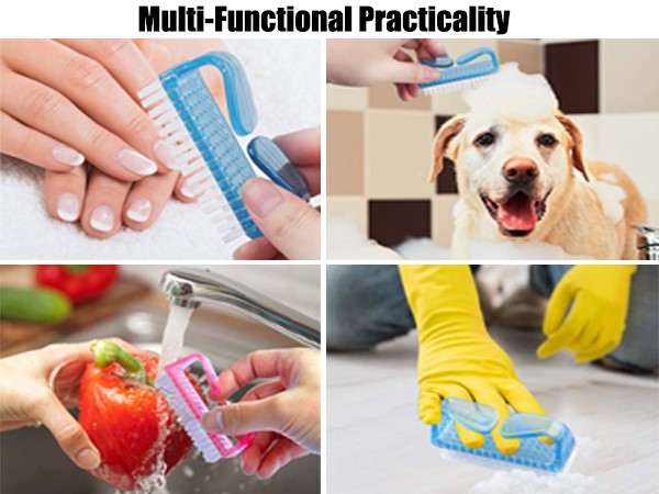 cleaning Fingernails - Easy to use Nail Scrub brush - Nail Cleaner Nail brushes for Hands Feet