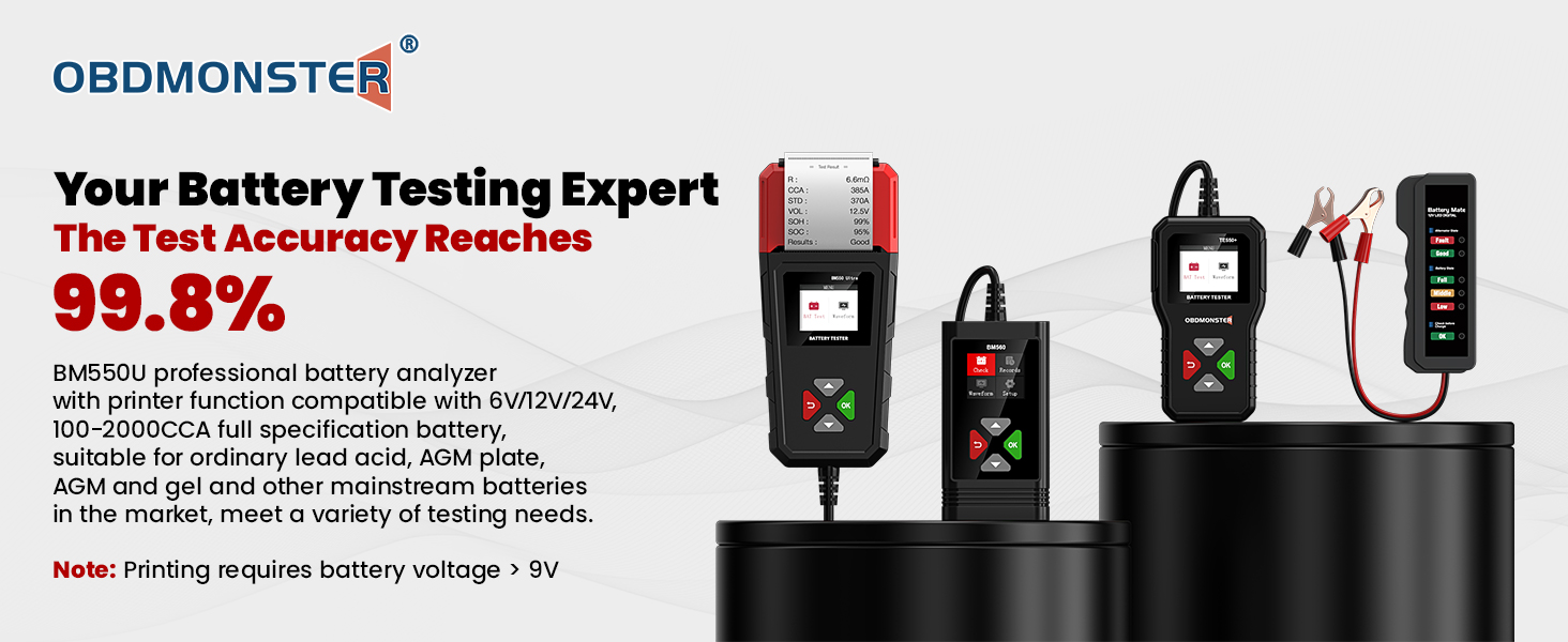 OBDMONSTER battery tester