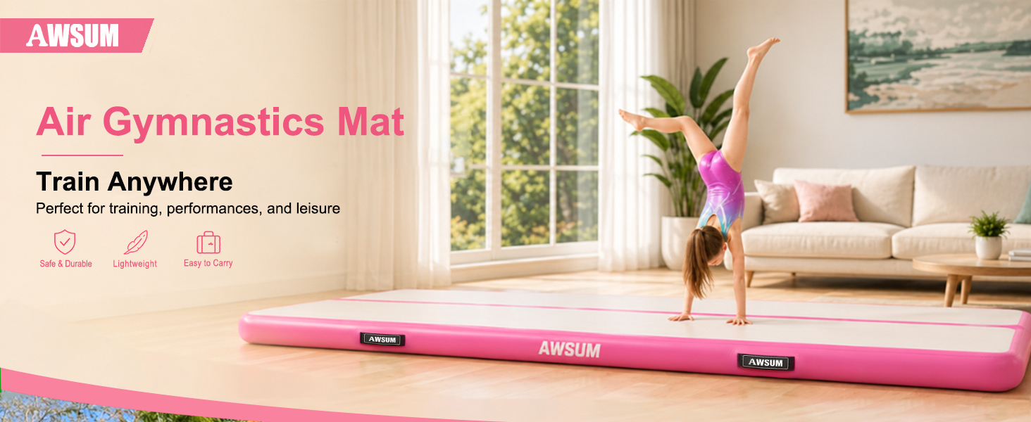 AWSUM gymnastic mats for tumbling air tumble