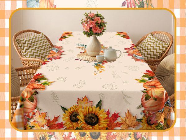 fall tablecloth