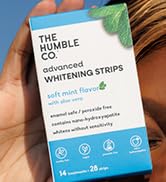 The Humble Co Advanced Teeth Whitening Strips – Sensitive Teeth Whitening Strips - Gentle Enamel ...