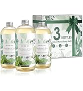 ROMIIE ZOI Liquid Hand Soap Refills, Eucalyptus Mint Scent, 3-Pack Gift Box | Natural Ingredients...