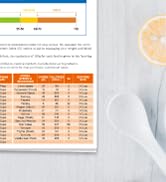 2PCS Diabetes Food List, Laminated Diabetes Meal Plan & Grocery Chart with Serving Size, Carbs, C...