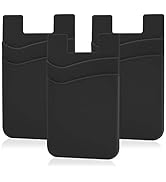 Senose Cell Phone Wallet, Silicone Adhesive Stick-on Phone Card Holder for Credit Card,Id Holder ...
