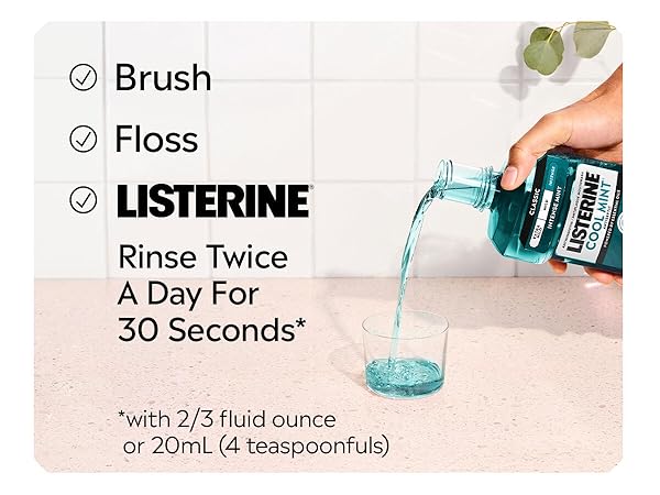 Brush, Floss, Listerine