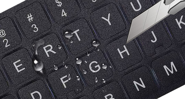 english keyboard stickers