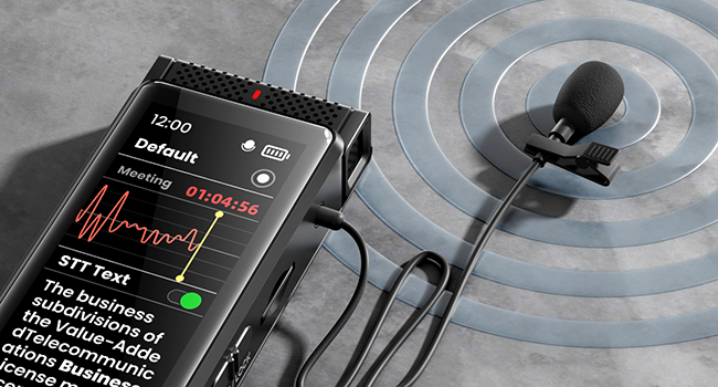 Digital Voice Recorder with 3.5mm Mic