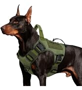 WINGOIN Tactical Dog Harness for Large Dogs, Heavy Duty No Pull Dog Harness with Handle, Adjustab...
