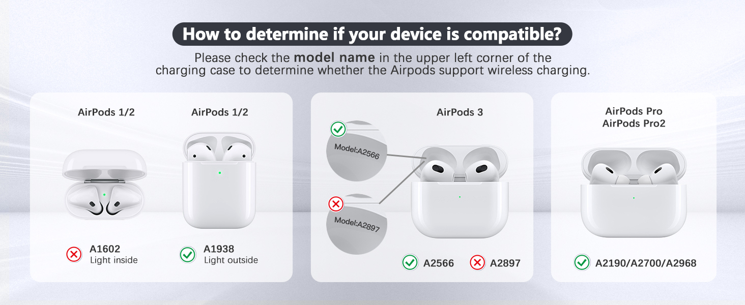 For AirPods 3/2/Pro/Pro 2