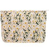 PAZIMIIK Makeup Bags for Purse Zipper Cosmetic Pouch Large Travel Canvas Make Up Organizer Tool P...