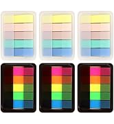 600 Pieces Sticky Index Tabs Page Flags, ALOTCHE Transparent Sticky Notes with Box Book Sticky Ta...