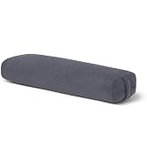 Manduka enlight Bolster Pillow - Yoga Pillow with Machine Washable Microfiber Cover, Curved Desig...