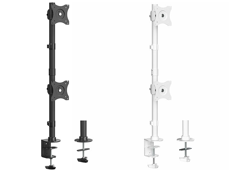 vertical dual monitor desk mount stacked dual monitor mount dual monitor desk mount stand