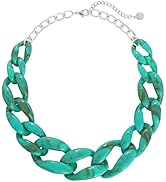 Coiris Statement Chunky Acrylic Chain Link Choker Necklace Fashion Women Collar Necklaces Acrylic...