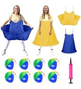 ROMANKAS Granny Pants Outdoor Game, Granny Pants Yard Game for Adults with Bouncy Balls and 1 Air...