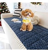 OTOB Couch Cover for Dogs Washable All Seasons Non Slip Fuzzy Pet Couch Covers Sofa Slipcovers Cu...