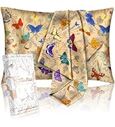 Miss Adola 2 Pack Mulberry Silk Pillowcase for Hair and Skin - King Size 20 x 36 Inches with Hidd...