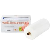 L'ELEF MISTICO Vacuum Sealer Bags Rolls 11''X100' with Cutter Box, Commercial Grade, BPA Free, He...