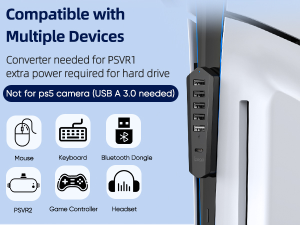 ps5 slim port extender