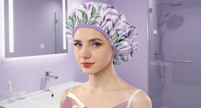 showercaps for women to keep hair dry