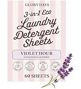 Eco Laundry Detergent Sheets | Plastic-Free & Zero-Waste (60, Violet Hour)