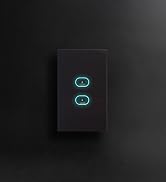 Dimmer Switch Two Button Black