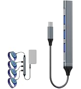 Charging Hub USB C (1 PCS) for MagicBand+ Plus Magic Band, 4-in-1 Multicharger Compatible with Ma...