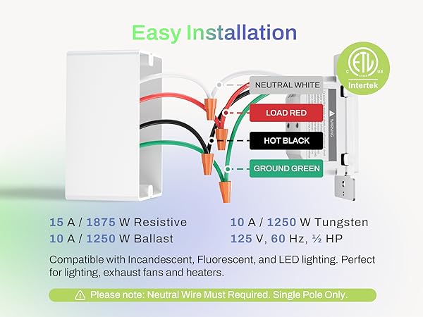 bathroom fan timer switch