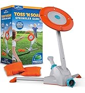 Blue Marble Toss 'N Soak Outdoor Sprinkler Game - Outdoor Water Play, Toss A Bean Bag & Soak Your...