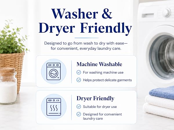 Washer & Dryer Friendly