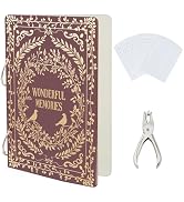 SUPERDANT Wonderful Memories Greeting Card Organizer Vintage Gift Card Holder Cards Keeper Storag...