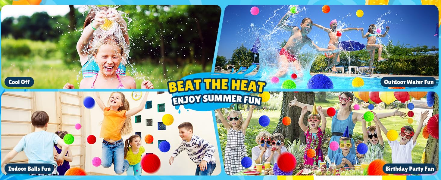 outdoor toys water balls for kids splash balls kids games pool toys water balloons outdoor games