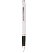 Cross Foundry Pearl White Lacquer with Rose Gold Appointments Rollerball Pen